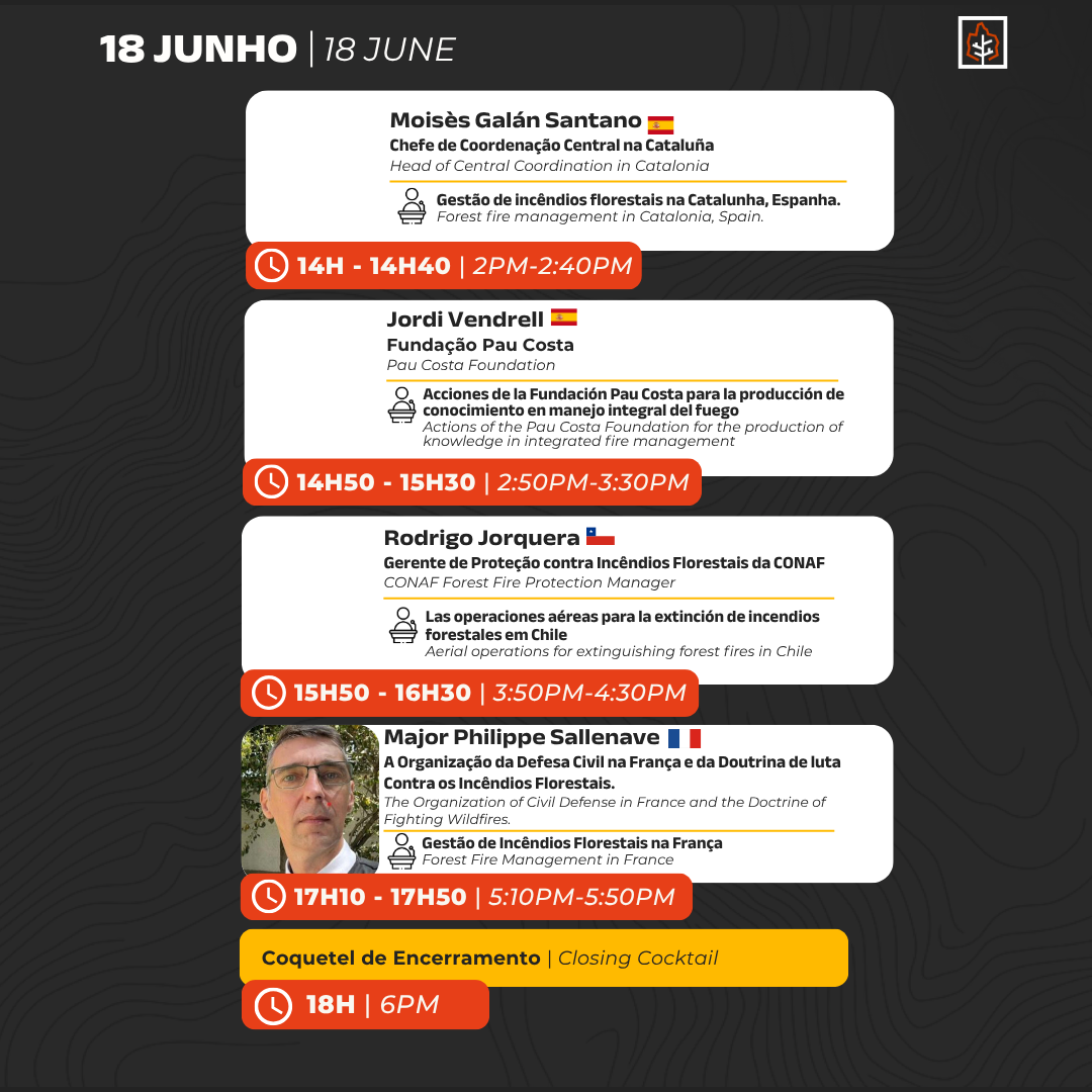 Programação de 18/06 - Tarde - 